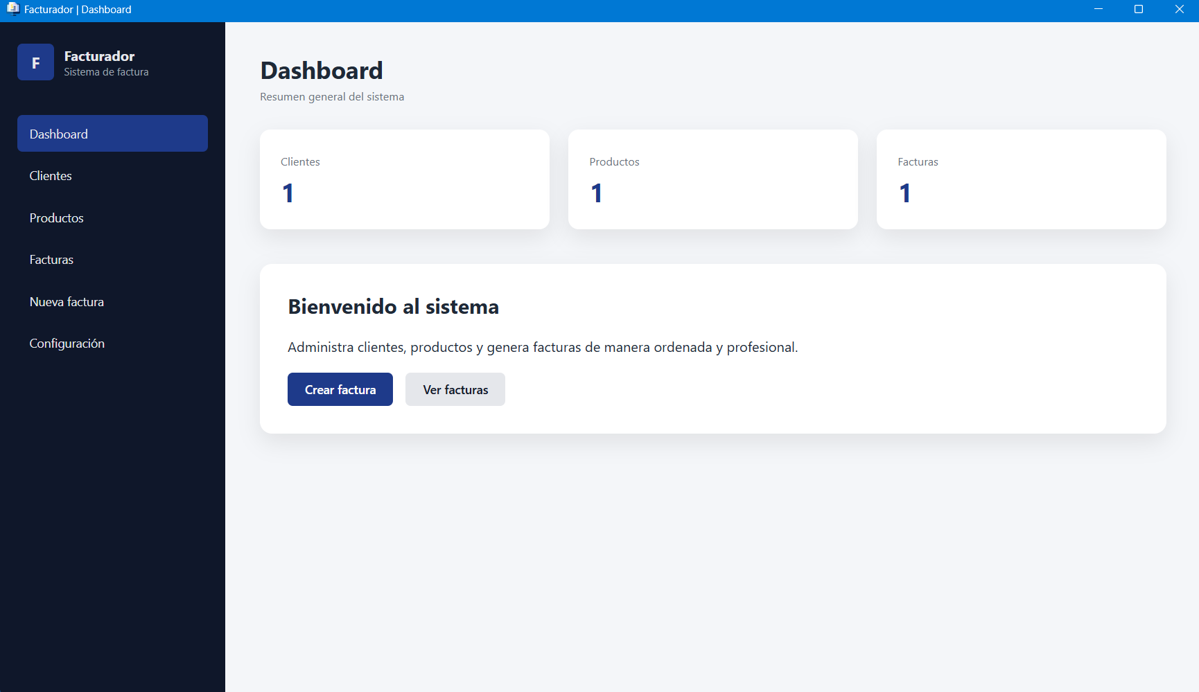 Facturador Simple Desktop