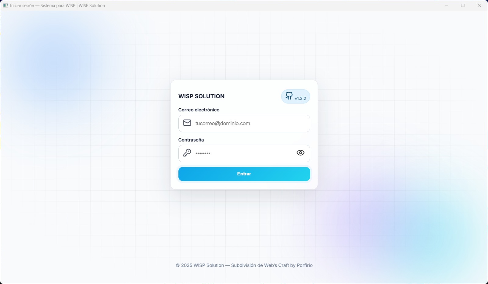WISP Solution Desktop